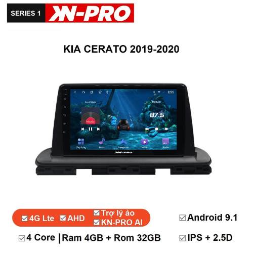 Mặt dưỡng màn hình Android Kia Cerato 2019